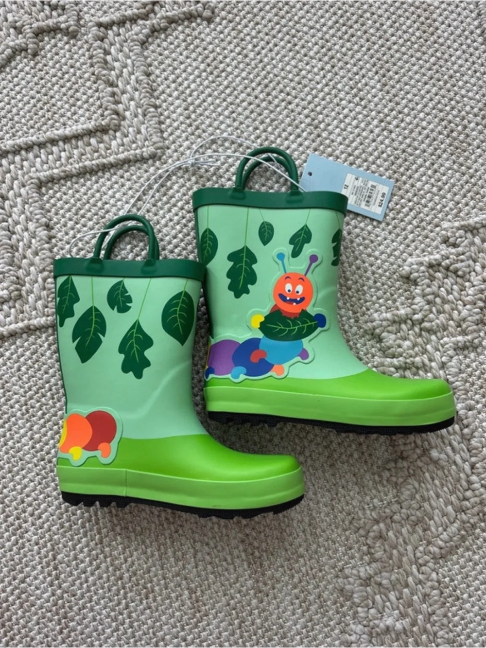 Hungry caterpillar Kids Rain Boots 12